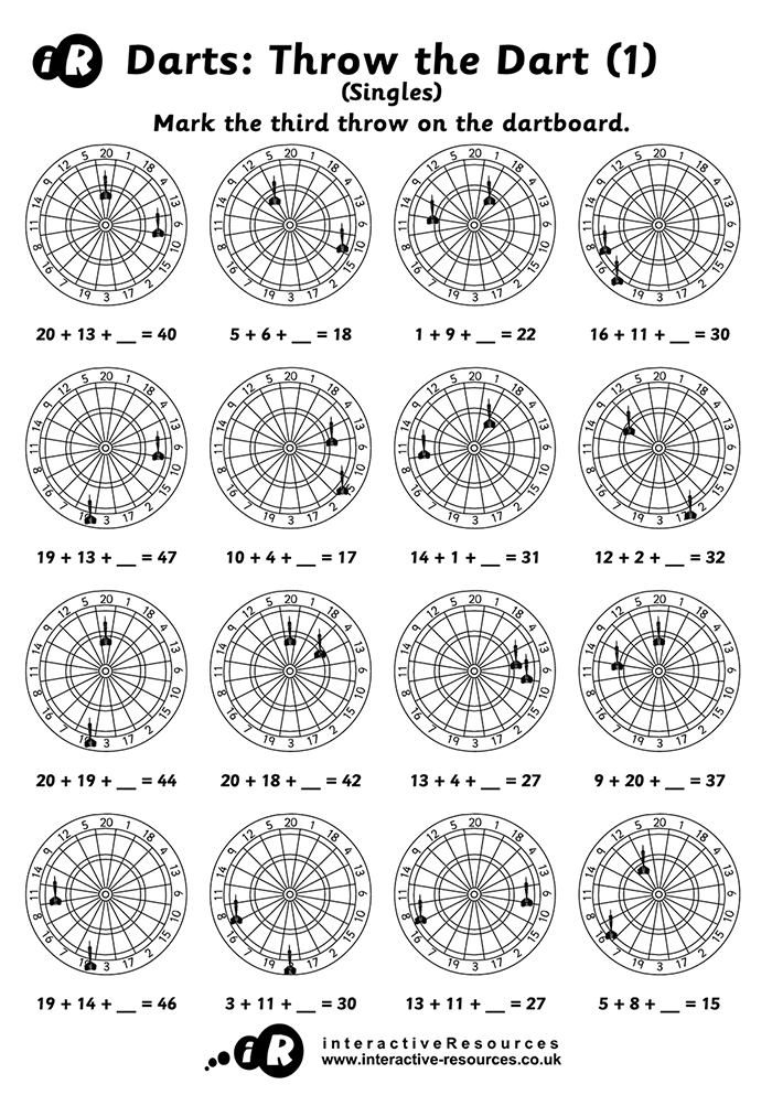 Darts: Throw the dart (Single)