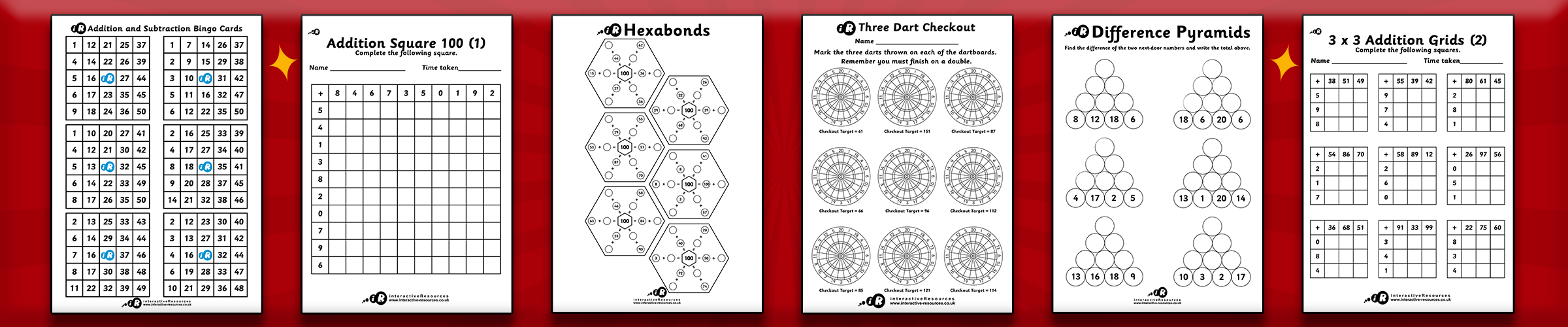 Addition and Subtraction Worksheets