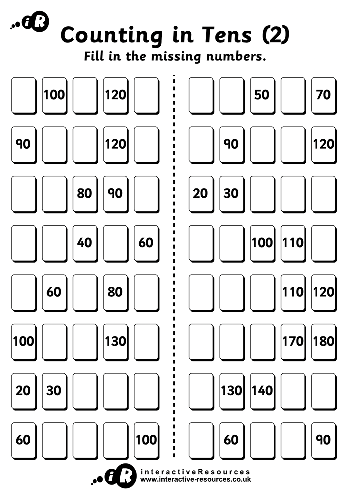 Counting in Tens