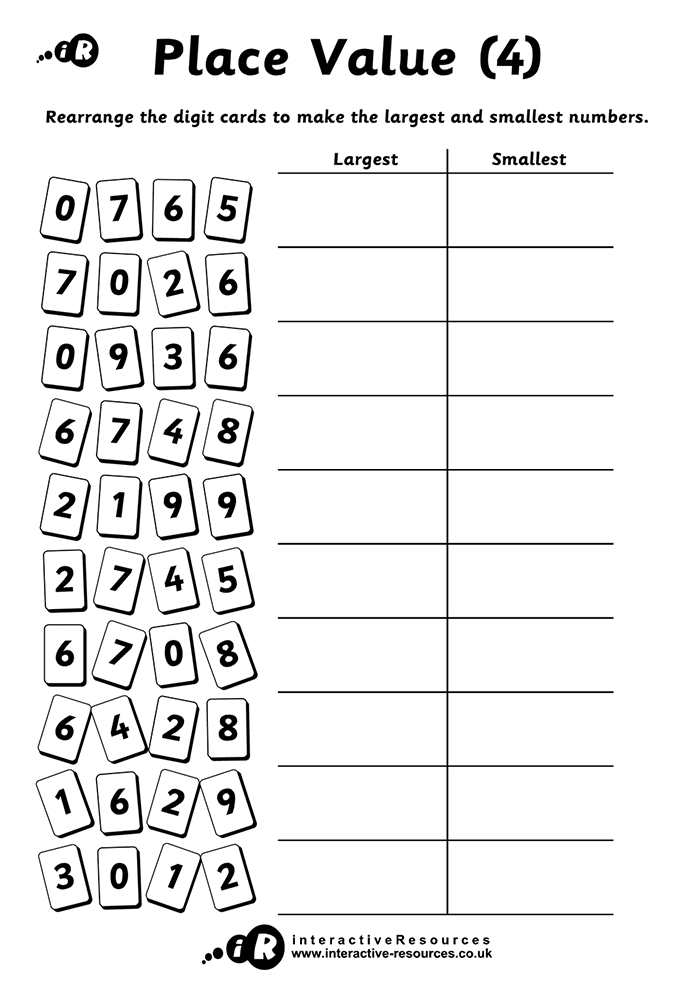Place Value - 4 digits