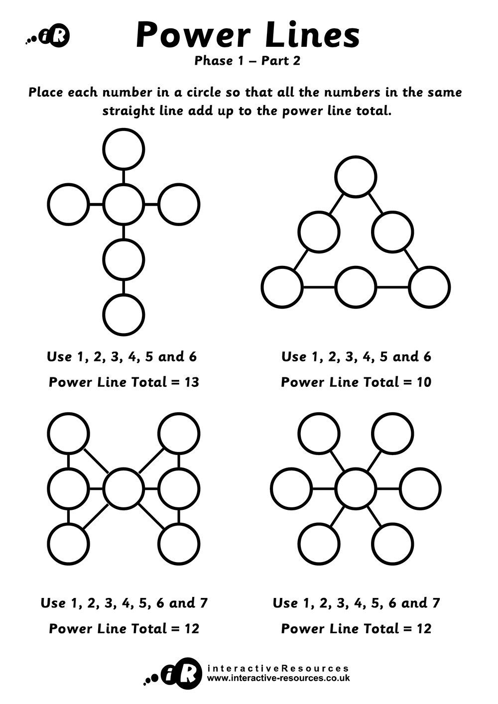 Power Lines Phase 1 - Levels 5 to 8